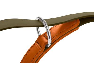 HUNTER Verstelbare hondenlijn Wolmar, khaki/oranje, Maat: 16/200