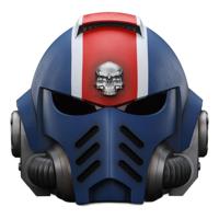 Warhammer 40K: Space Marine 2 Replica - Ultramarines Lieutenant Titus Helmet - thumbnail