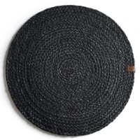 Placemats zeegras - placetmats Aussie, 2 st. - placemats zwart - thumbnail
