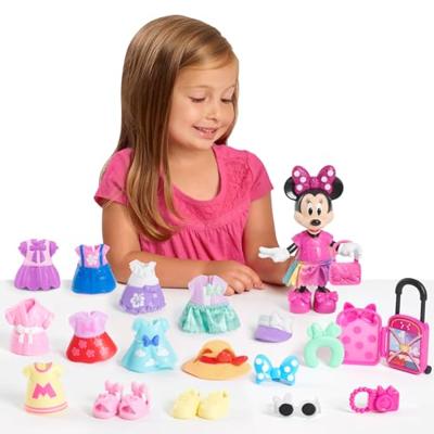 Poppendoos - DISNEY MINNIE MOUSE - Modedoos - Minniepop 15 cm, 25 modestukken en accessoires - thumbnail
