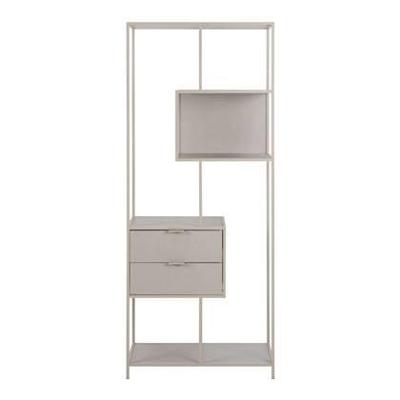 Bendt Wandrek 'Holger' Met 2 lades, 185 x 77cm, kleur Grijs