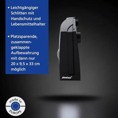 Steba AS100 - Snijmachine - Zwart