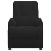 Sta-op-massagestoel kunstsuède zwart - thumbnail