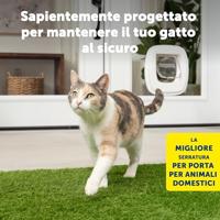 Petsafe adapter kattenluik grote kat voor glas - thumbnail