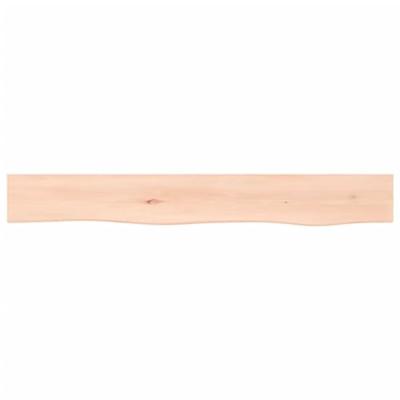 Wandschap 80x10x4 cm onbehandeld massief eikenhout Wandschap 80x10x4 cm onbehandeld massief eikenhout