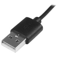 StarTech.com Micro USB-kabel van 1 m met LED-laadindicator - st/st - USB naar Micro USB-kabel - thumbnail