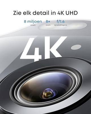 eufy eufyCam Solo, 360° Schwenk, KI-Tracking, 4K-Qualität, Kabellos, eufy Außen-Sicherheitskamera, Ohne Monatliche ABO-Kosten