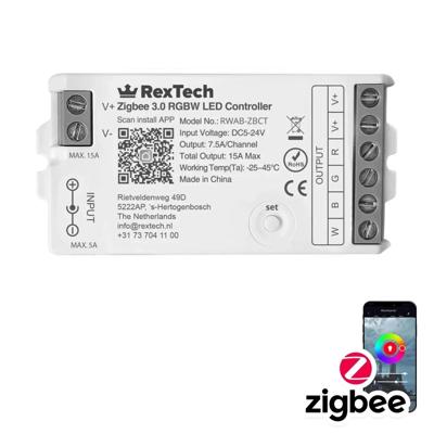 Hue compatible - Losse Zigbee controller - RGBW ledstrips bedienen met Philips Hue