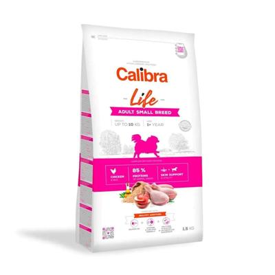 CALIBRA Dog Life Adult Small Breed Chicken - droog hondenvoer - 1,5kg