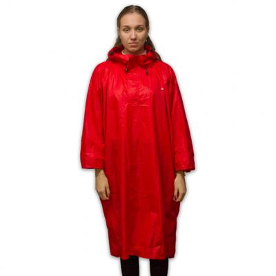 Lowland Walkingponcho Red L Poncho Red L