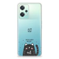OnePlus Nord CE 2 Lite Telefoonhoesje met Naam Cat Good Day - thumbnail