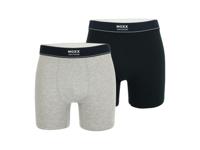 MEXX Set van 2 heren boxers (Donkerblauw/grijs, XXl) - thumbnail
