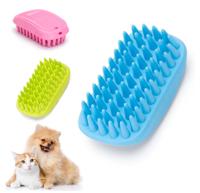 Nobleza Rubber borstel voor hond en kat - thumbnail