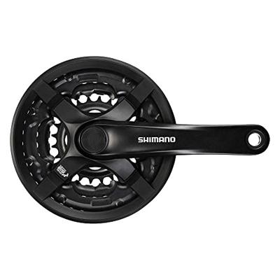 Crankstel 6/7/8 speed Shimano Tourney FC-TY301 met 150mm crankarm 42 x 34 x 24T - zwart