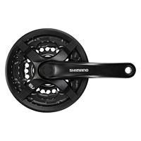 Shimano crankstel 6/7/8 speed tourney fc-ty301 met 150mm crankarm 42 x 34 x 24t zwart - thumbnail