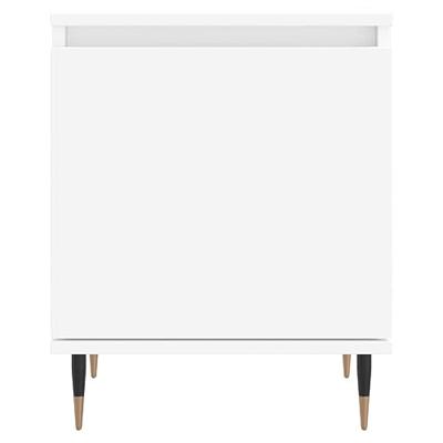 Nachtkastjes 2 st 40x30x50 cm bewerkt hout wit