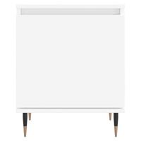 Nachtkastjes 2 st 40x30x50 cm bewerkt hout wit - thumbnail