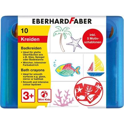 Eberhard Faber ef-524110 badkrijt 10 stuks bewaarbox incl. 5 patronen