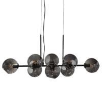 By-Boo Hanglamp 'Stellar' 8-lamps, kleur Zwart - thumbnail