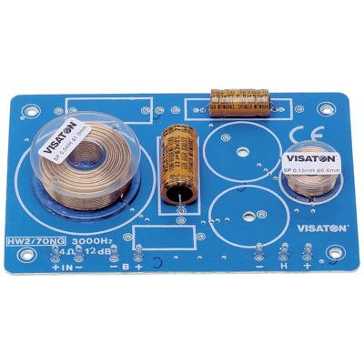 Visaton HW 2/70 NG - 4 Ohm 2-weg frequentiescheidingsfilter 4 Ω Visaton HW 2/70 NG - 4 Ohm 2-weg frequentiescheidingsfilter 4 Ω