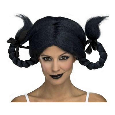 Pruik My Other Me Wednesday Brunette