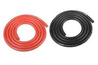 Team Corally - Ultra V+ Siliconen kabel - Super flexibel - Zwart en Rood - 10AWG - thumbnail