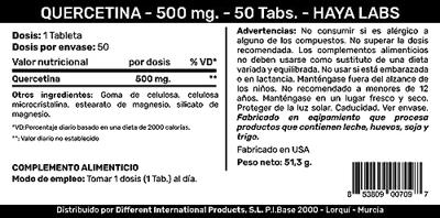 Quercetin 500mg 50tabl