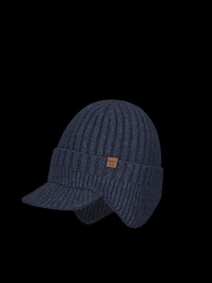 Barts Duncing Earflap Muts Heren Navy One Size
