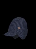 Barts Duncing Earflap Muts Heren Navy One Size - thumbnail
