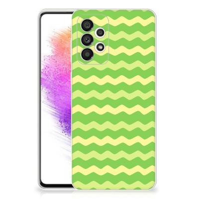 Samsung Galaxy A73 5G | TPU bumper | Waves Green