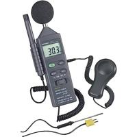 VOLTCRAFT DT 8820 Temperatuurmeter -20 - +750 °C Sensortype K Multifunctionele 4-in-1 milieumeter - thumbnail