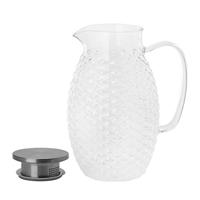 Krumble Karaf schubbenpatroon met filter - 1,5 L - Glas - thumbnail