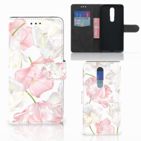Nokia 3.1 Plus Hoesje Lovely Flowers - thumbnail