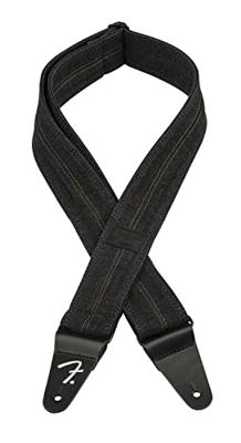 Fender x Wrangler® Denim Strap Washed Black Stitch gitaarband - thumbnail
