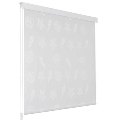 VidaXL Rolgordijn voor douche 80x240 cm zeester VidaXL Rolgordijn voor douche 80x240 cm zeester