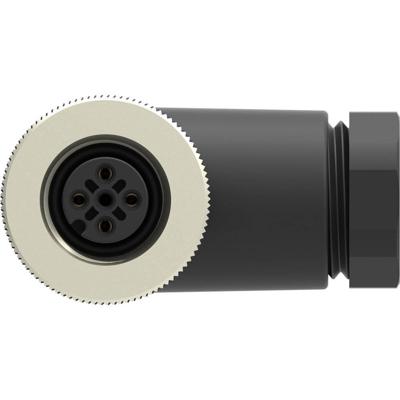 TE Connectivity T4112002041-000 Sensor/actuator connector, niet geassembleerd M12 Aantal polen (sensoren): 4 Bus, haaks 1 stuk(s)