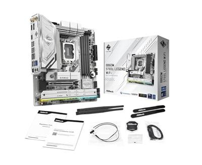 ASRock B860M Steel Legend WiFi Moederbord Socket Intel LGA 1851