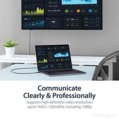 Adapter USB C naar DVI Startech CDP2DVIMM2MB Zwart Adapter USB C naar DVI Startech CDP2DVIMM2MB Zwart