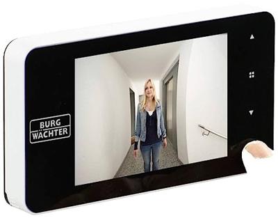 Burg Wächter Door eGuard DG 8200 W 37370 Digitale deurspion met TFT-display 10.16 cm 4 inch