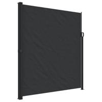 VidaXL Windscherm uittrekbaar 220x600 cm zwart - thumbnail
