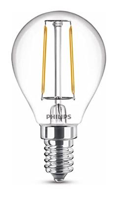 Philips LED 77755500 LED-lamp Energielabel E (A - G) E14 Kogel 2 W = 25 W Warmwit (Ø x h) 4.5 cm x 8 cm Filament / Retro-LED 1 stuk(s)