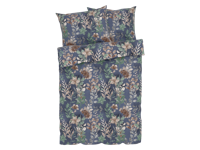 LIVARNO home Satijnen dekbedovertrek 240 x 220 cm (Bladeren) - thumbnail