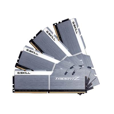 G.Skill Trident Z F4-3200C16Q-32GTZSW - Geheugen - DDR4 - 32 GB: 4 x 8 GB - 288-PIN - 3200 MHz - CL16 G.Skill Trident Z F4-3200C16Q-32GTZSW - Geheugen - DDR4 - 32 GB: 4 x 8 GB - 288-PIN - 3200 MHz - CL16