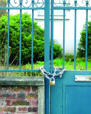 Masterlock Ketting, staal met vinyl, 8mm, 1m - 8016EURD 8016EURD