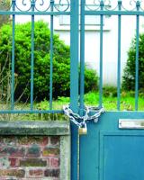 Masterlock Ketting, staal met vinyl, 8mm, 1m - 8016EURD 8016EURD - thumbnail