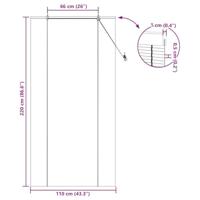 VidaXL Rolgordijn met gordijnen bruin 110 x 220 cm bamboe - thumbnail