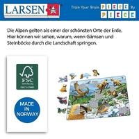 Selecta Larsen legpuzzel dieren - alpen, 55st. - thumbnail