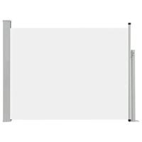 VidaXL Tuinscherm uittrekbaar 140x500 cm crème - thumbnail