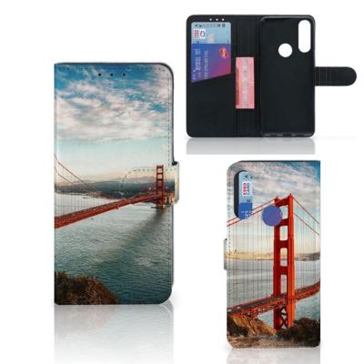 Alcatel 1S 2020 | Flip Cover | Golden Gate Bridge