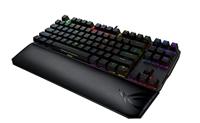ASUS ROG Gaming Wrist Rest polssteun Schuim, Kunstleer Zwart - thumbnail